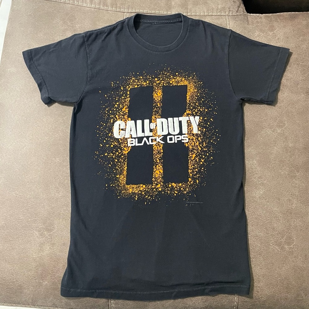Call of Duty Black Ops II Video Game T-Shirt Mens Size XS COD